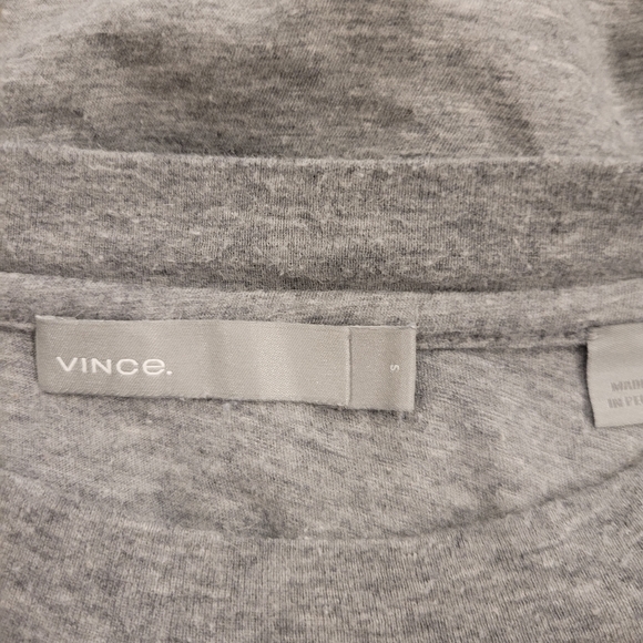 Vince long sleeve grey top size small. Pima cotton/alpaca - Picture 3 of 7